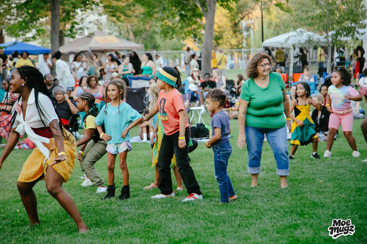 Community line dancing