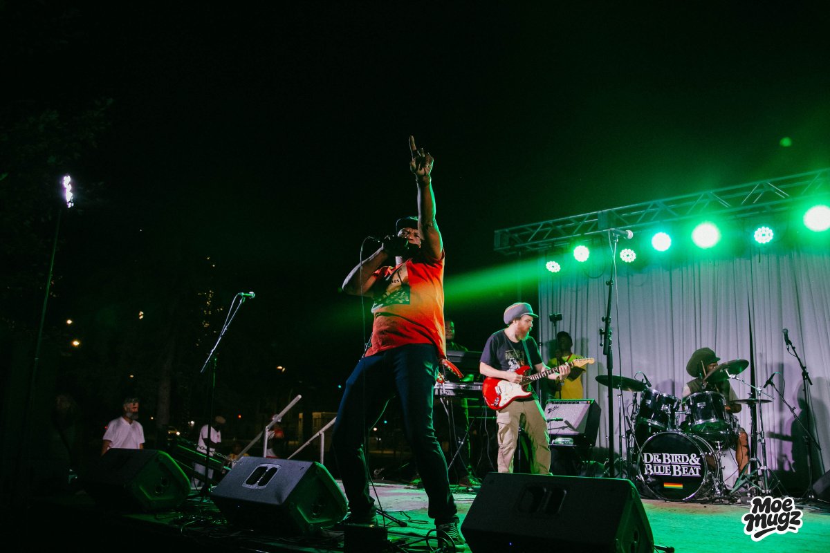 Dr. Bird & Blue Beat on stage